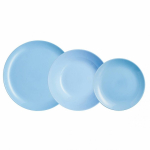 Dinner Dinner set for 6 Diwali Light Blue 18 pieces LUMINARC