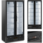 Royal Royal Catering Refrigerator chłodziarka barowa na napoje 2-drzwiowa przeszklona 458 l 295 W