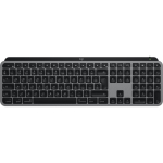 Logitech Master MX Keys S for Mac klaviatuur Kontor RF juhtmeta &uuml;hendus + Bluetooth QWERTY US rahvusvaheline Alumiinium, Must
