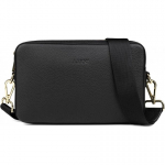 Aarni Large Crossbody Bag, black/gold