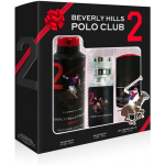 BEVERLY BEVERLY HILLS Polo Club Sport No. 2 gift set eau de toilette 50 ml + deodorant spray 175 ml + antiperspirant roll-on 50 ml50 ml