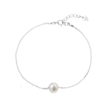 Evolution Evolution Group Silver bracelet with right pearl Pavon 23009.1