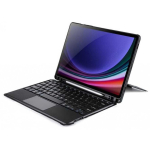 DUX DUX DUCIS kate DK kokkuklapitav koos traadita klaviatuuriga, m&otilde;eldud Samsung Galaxy Tab S9 musta v&auml;rviga