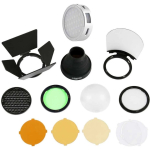 Valgustitehnika Valgustitehnika - Godox R1 RGB &uuml;mmargune LED lamp AK R1 komplektiga