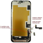 Ekran Ekran iPhone 14 Plus jaoks, LTPO Soft OLED, 60Hz