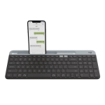 Logitech 920-009274 klaviatuur Universaalne RF juhtmeta &uuml;hendus + Bluetooth QWERTY P&otilde;hjamaad Grafiit
