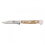 G&uuml;de Alpha vegetable knife 8 cm Olive Wood