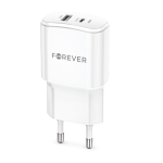 Forever TC-01-20AC Charger PD / QC / USB-C / 1USB / 20W