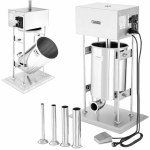 Electric Electric sausage filler with motor Royal Catering + 4 funnels 10L