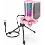 Fifine Fifine Technology Kit: Condenser Microphone FIFINE A6VP RGB Pink (Pink)