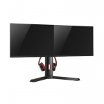 Varr VDSGM Universal Dual Screen Gaming Monitor Stand 17 "- 27"