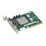 Supermicro AOC-SLG3-2E4T-O liidesekaart/adapter Sisemine PCIe