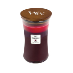 WoodWick Sun Ripened Berries vahak&uuml;&uuml;nal &Uuml;mmargune Punane s&otilde;star, P&otilde;ldmurakas, Spice Punane 1 tk