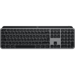 Logitech MX Keys S for Mac klaviatuur Kontor RF juhtmeta &uuml;hendus + Bluetooth QWERTZ Saksa keel Alumiinium, Must