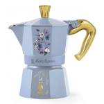 Bialetti Bridgerton Mokakohvi kann 0,13 l Sinine, Kuld