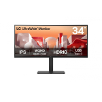 LG 34BA75QE-B PC lamekuvar 86,4 cm (34") 3440 x 1440 pikslit Wide Quad HD LCD Must