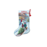 Simplicity Simplicity Creative Corp Cross Stitch Kit. Christmas traditional socks 40.6 cm D70-08995