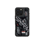 Skinarma Ekho Apple iPhone 16 Pro Max 6.9" Magnetic Charging phone case in black color