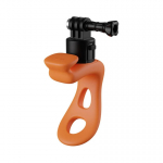 Telesin multifunctional silicone mount for sports cameras (orange)