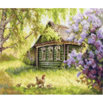 Beldizart Cross stitch kit "At Grandma's" SANU-08