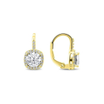 Brilio Brilio Silver Charming gold-plated earrings with zircons EA122Y