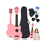 Luna Luna Guitars SUPRIMO UK21 SET PK soprano ukulele 21" roosa