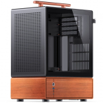 Jonsbo T7 arvutikorpus, Midi-Tower, mATX, karastatud klaas - must