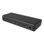 ICY ICY BOX IB-DK7401-CU31 Juhtmega &uuml;hendatud USB 3.2 Gen 2 (3.1 Gen 2) Type-C Must