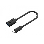 Genius Genius USB adapter on USB v&auml;hendaja, (3.0), USB C (M) - USB A F, must, USB 3.0, kuni 5 Gbps