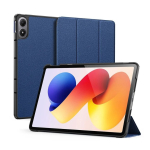Xiaomi Xiaomi Redmi Pad 2 Pro Domo seeria tri-fold hoidik PU nahast tahvelarvuti kate sinine