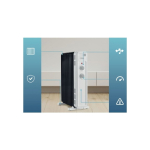Tepalinis Tepalinis radiaator 1000W/1300W/2300W HOH-M11WH-BK HEINNER