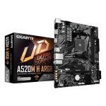 GIGABYTE A520M H ARGB emaplaat AMD A520 Pesa AM4 Mikro ATX