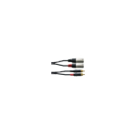 Cordial CFU 6 MC audiokaabel 6 m 2 x RCA 2 x XLR (3-pin) Must