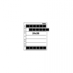 Hama Negative Sleeves, 24 x 36 mm, Glassine matt fotoalbum 7 lehte