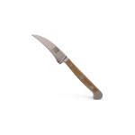 G&uuml;de Alpha peeling knife 6 cm Olive Wood