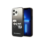 Karl Karl Lagerfeld KLHCP13LTGKCK iPhone 13 Pro / 13 6.1" hardcase black/black Gradient Ikonik Karl & Choupette