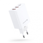 Evelatus Travel Charger EU Wall 3 Ports 32W USB-C / USB-A2 ETC06 White