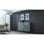 Cama Cama puhvetkapp VIGO 90/120/38 valge / hall l&auml;ikiv
