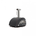 Alfa Alfa Forni Moderno 3 Pizze Wood Grey