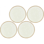 Rose&Tulipani Set of 4 talerzy do sałatek Concerto Avorio - Kość słoniowa, 20 cm