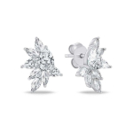 Brilio Brilio Silver Charming silver earrings with zircons EA1165W