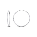 Brilio Brilio Silver Brilio Silver Timeless silver round earrings EA01