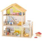 Viga Viga Toys VIGA wooden dollhouse set with dolls and accessories