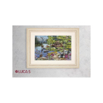 luca luca S Cross stitch kit Cabin By The Lake 51x34 cm SB2410
