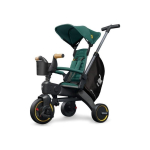 Doona Liki S5 5in1 Folding Tricycle + Cup Holder - Black/Green