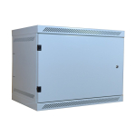 LEXI-Net LEXI-Net 19" wall cabinet 9U 600x400, load capacity 60 kg, full doors, welded, gray
