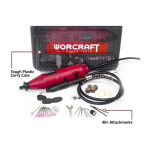 Worcraft flexible shaft grinder with accessories (40 pcs) 135W