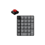 Keychron K0 Max QMK numbritega klahvistik Universaalne Bluetooth/USB/RF Wireless Must, Hall