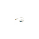 Savio CL-27B videokaabliadapter 0,1 m HDMI t&uuml;&uuml;p A (Standard) VGA (D-Sub) Valge