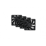 HYTE FAN- -FA12-BB-4 arvuti jahutuss&uuml;steem Protsessor Ventilaator 12 cm Must 4 tk